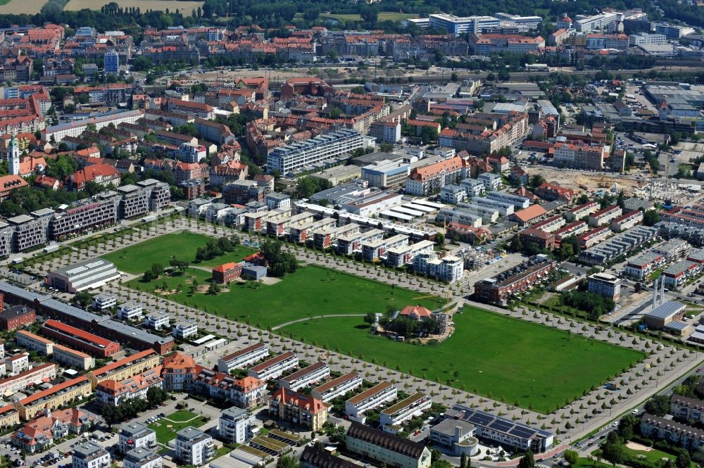 Luftbild Fürth - Südstadtpark Fürth im Bundesland Bayern