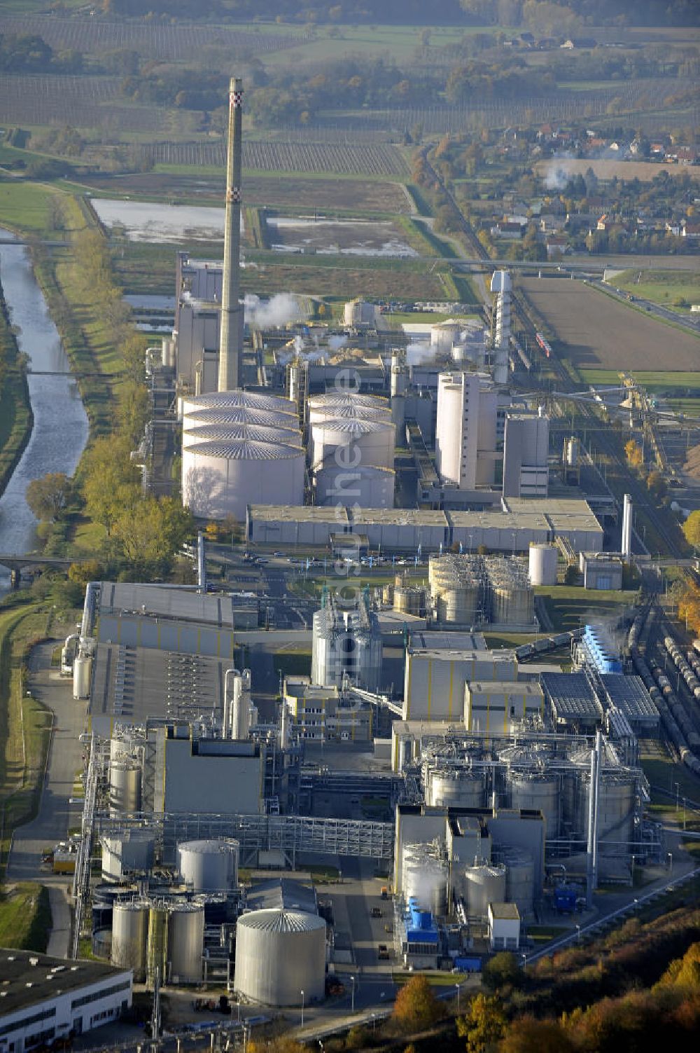 Luftaufnahme Zeitz - Südzucker-Werk Zeitz