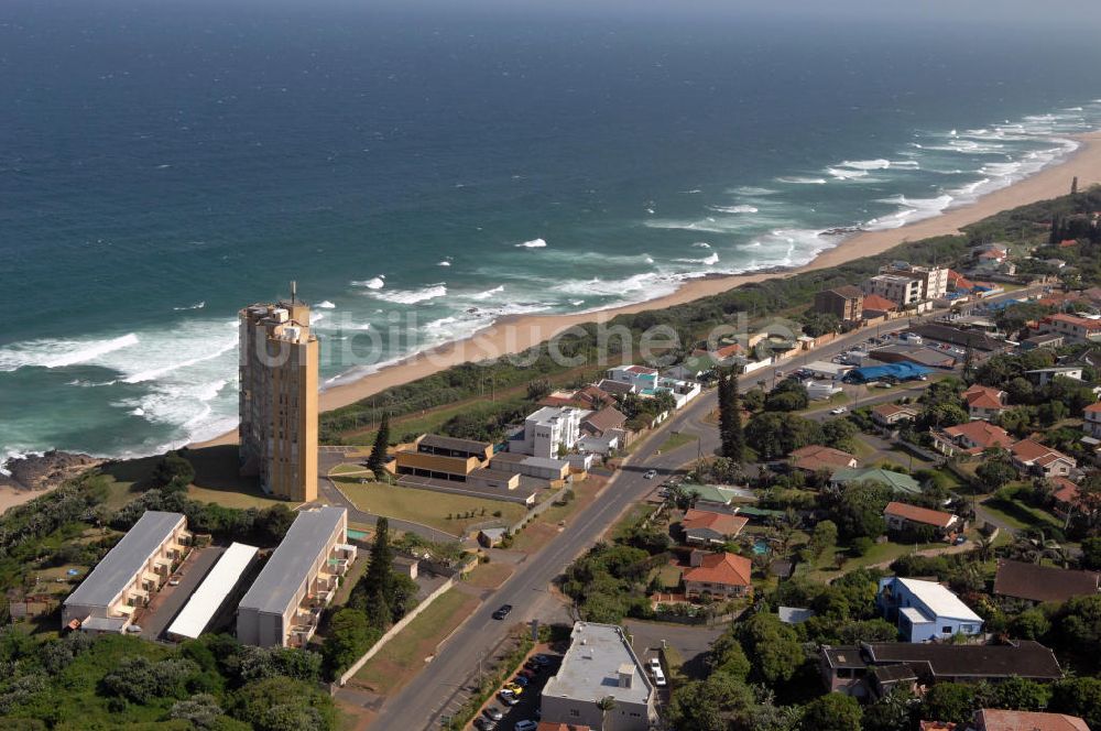 Luftaufnahme Amanzimtoti - Sea Tower Hotelanlage an der Kingsway Street in Amanzimtoti