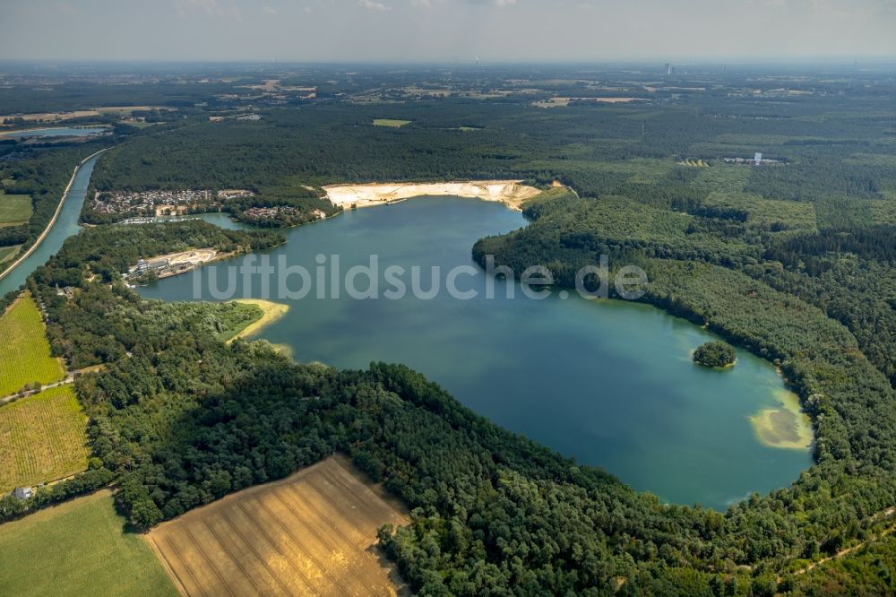 Luftaufnahme Haltern am See - See Flaesheim in Haltern am See im Bundesland Nordrhein-Westfalen