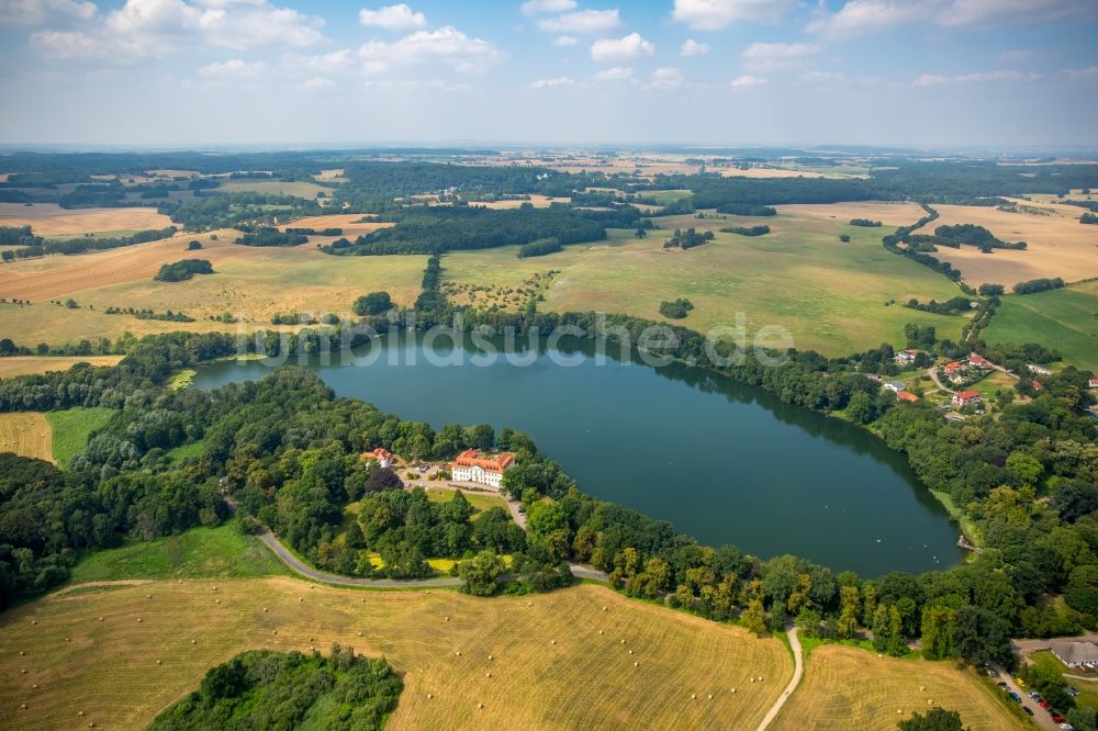 Luftbild Schorssow - See Haussee in Schorssow im Bundesland Mecklenburg-Vorpommern