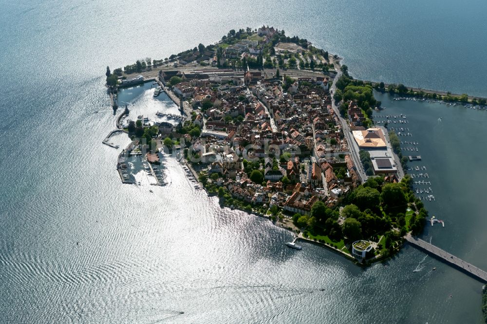 Luftbild Lindau (Bodensee) - See- Insel Lindau in Lindau (Bodensee) im Bundesland Bayern, Deutschland