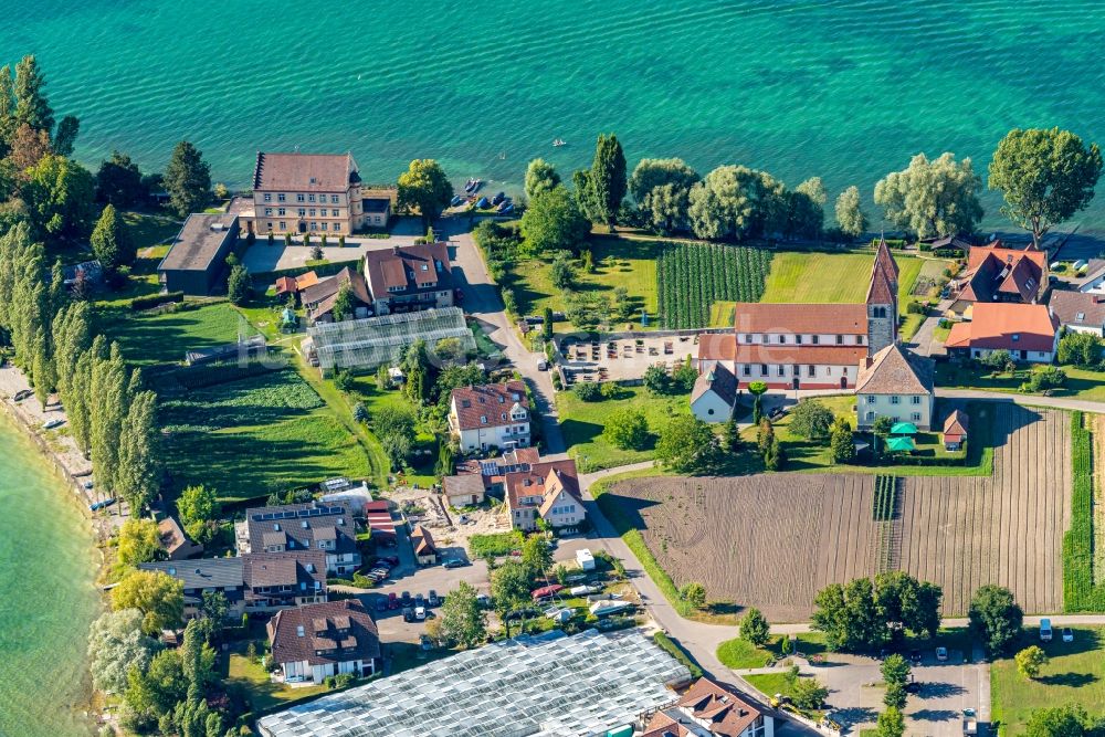 Luftbild Reichenau - See- Insel in Reichenau im Bundesland Baden-Württemberg, Deutschland