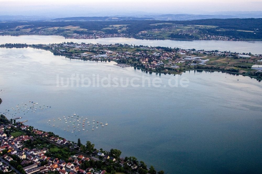 Luftbild Reichenau - See- Insel auf dem Untersee/Bodensee in Reichenau im Bundesland Baden-Württemberg, Deutschland