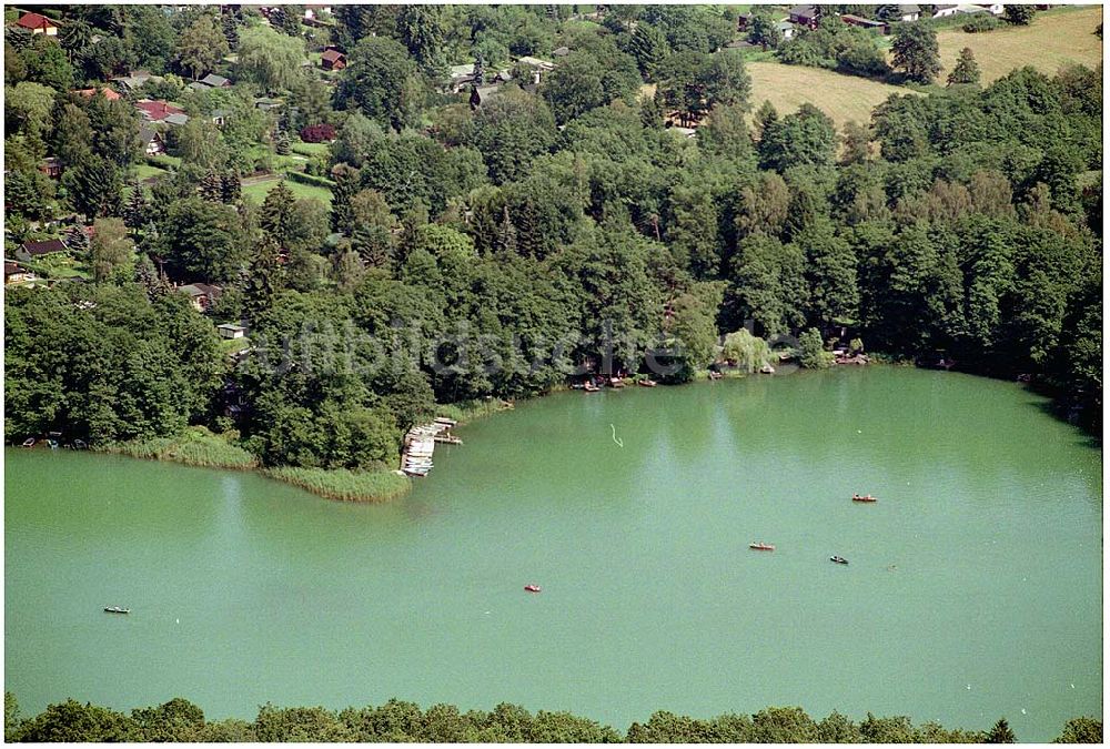 Luftaufnahme Eggersdorf / Strausberg - Seebad Bötzsee bei Eggersdorf/Strausberg