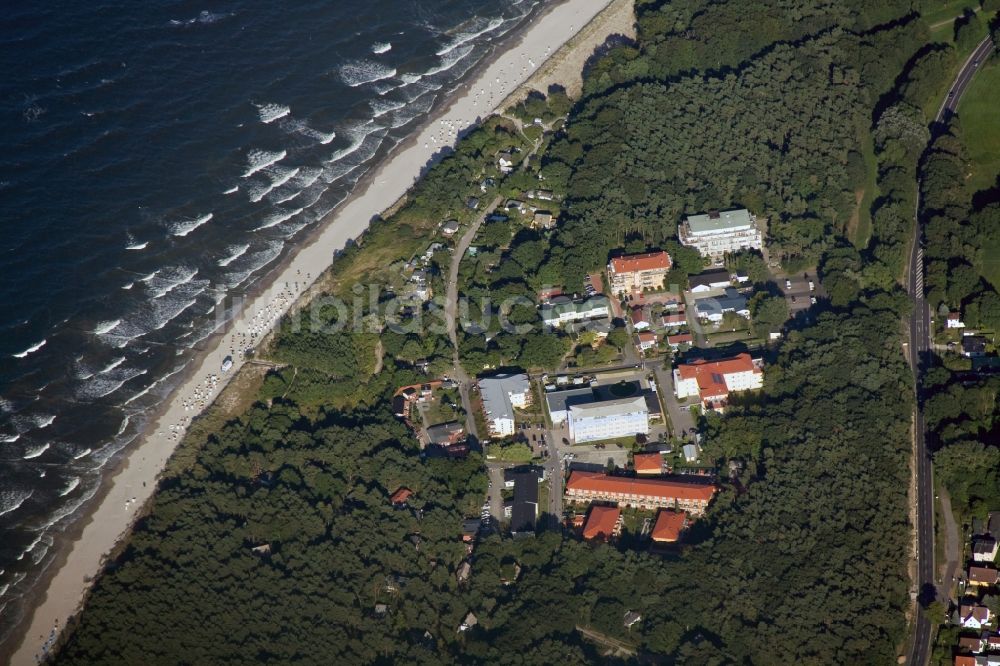 Zempin von oben - Seebad Zempin auf der Insel Usedom im Bundesland Mecklenburg-Vorpommern