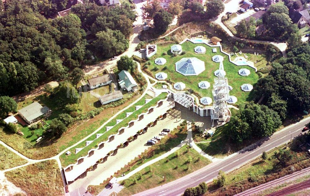 Luftaufnahme Ahlbeck / Usedom - Mecklenburg-Vorpommern - Seebadtherme in Ahlbeck / Usedom.