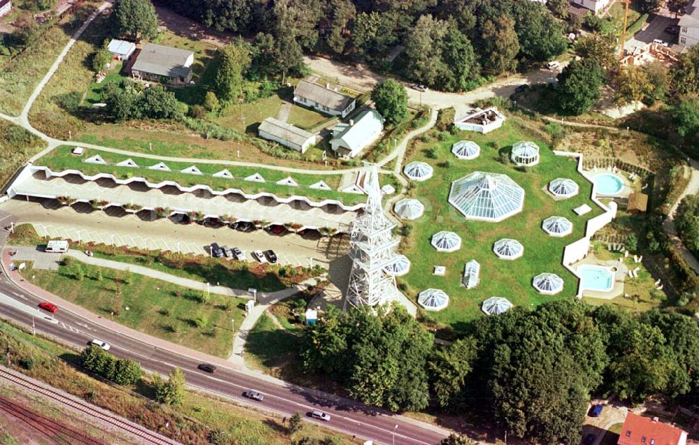 Ahlbeck / Usedom - Mecklenburg-Vorpommern aus der Vogelperspektive: Seebadtherme in Ahlbeck / Usedom.