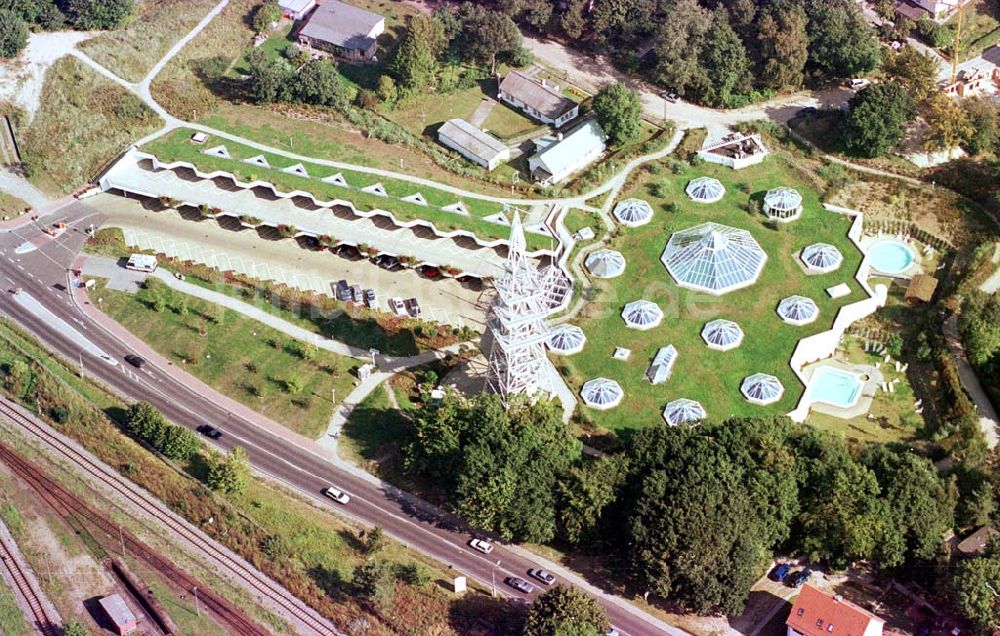 Luftaufnahme Ahlbeck / Usedom - Mecklenburg-Vorpommern - Seebadtherme in Ahlbeck / Usedom.