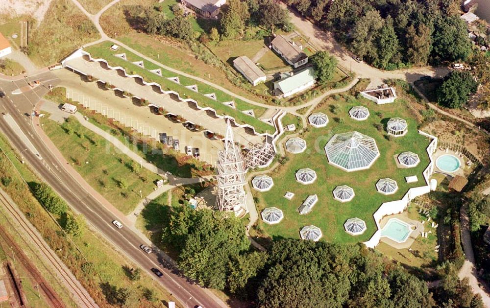 Ahlbeck / Usedom - Mecklenburg-Vorpommern von oben - Seebadtherme in Ahlbeck / Usedom.