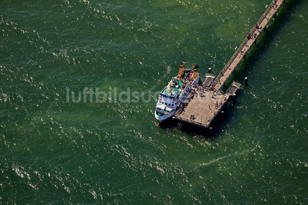 Luftaufnahme Binz - Seebrücke Binz auf der Insel Rügen in Mecklenburg-Vorpommern