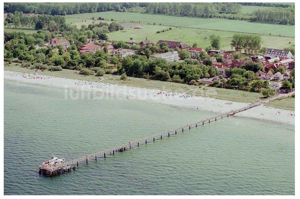 Luftaufnahme Boltenhagen / MV - Seebrücke in Boltenhagen