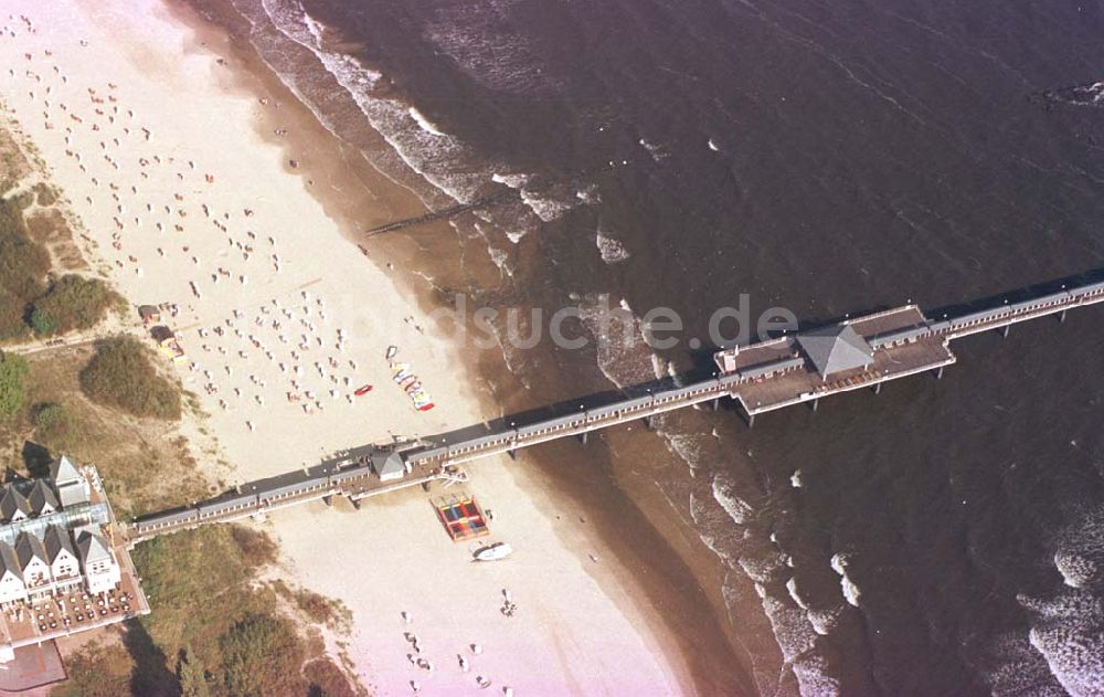 Luftbild Heringsdorf/ Usedom - Seebrücke in Heringsdorf.