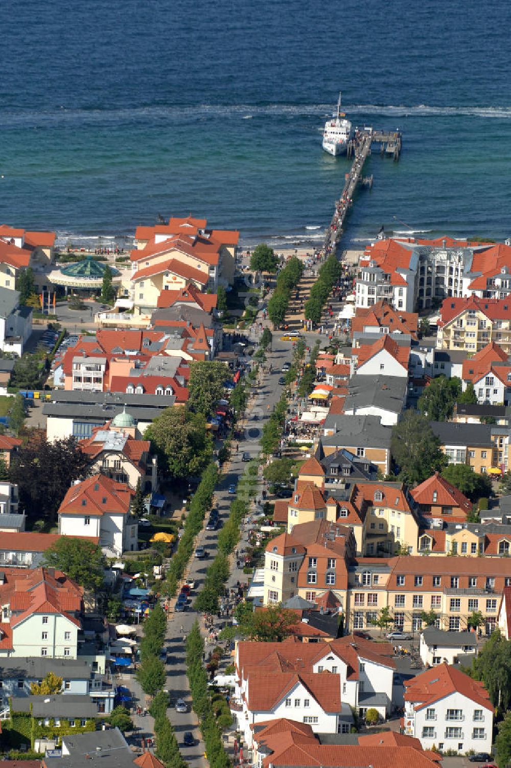 Kühlungsborn aus der Vogelperspektive: Seebrücke Kühlungsborn