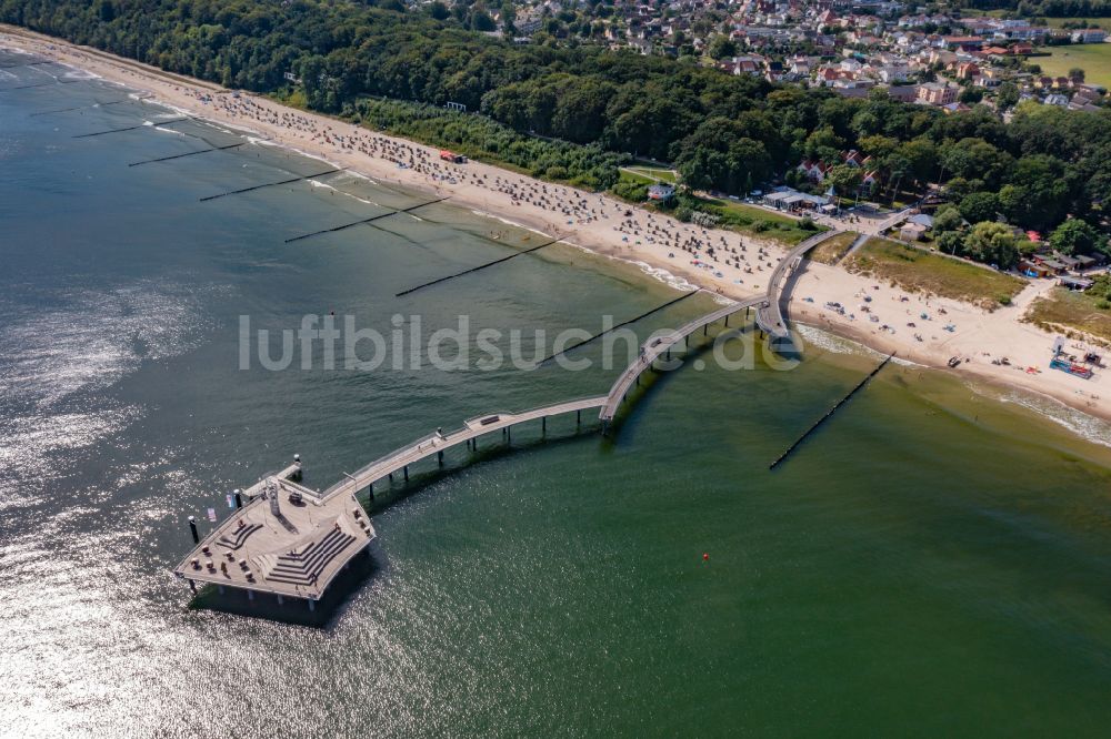 Luftaufnahme Koserow - Seebrücke in Koserow im Bundesland Mecklenburg-Vorpommern, Deutschland