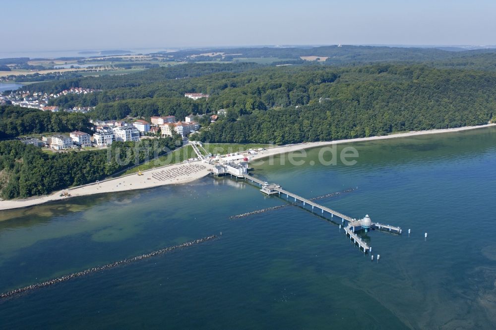 Luftbild Sellin - Seebrücke in Sellin im Bundesland Mecklenburg-Vorpommern