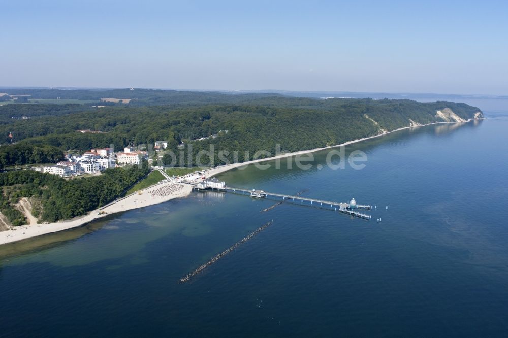 Luftaufnahme Sellin - Seebrücke in Sellin im Bundesland Mecklenburg-Vorpommern