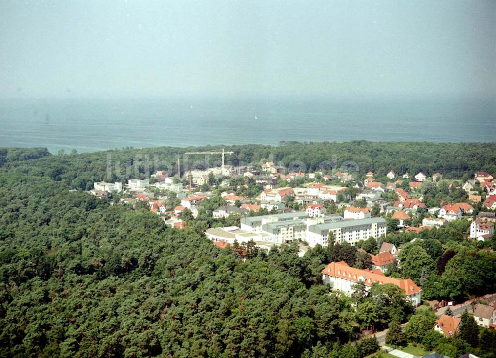 Graal Müritz von oben - Seeheilbad Graal-Müritz in Mecklenburg - Vorpommern.