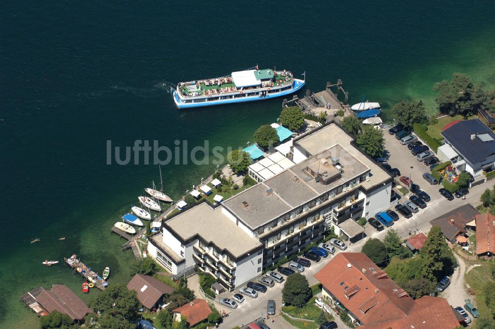 Berg von oben - Seehotel Leoni