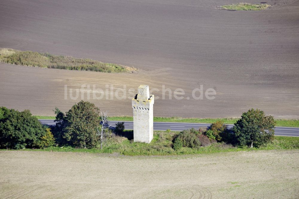 Seehausen von oben - Seehäuser Warte in Sachsen-Anhalt