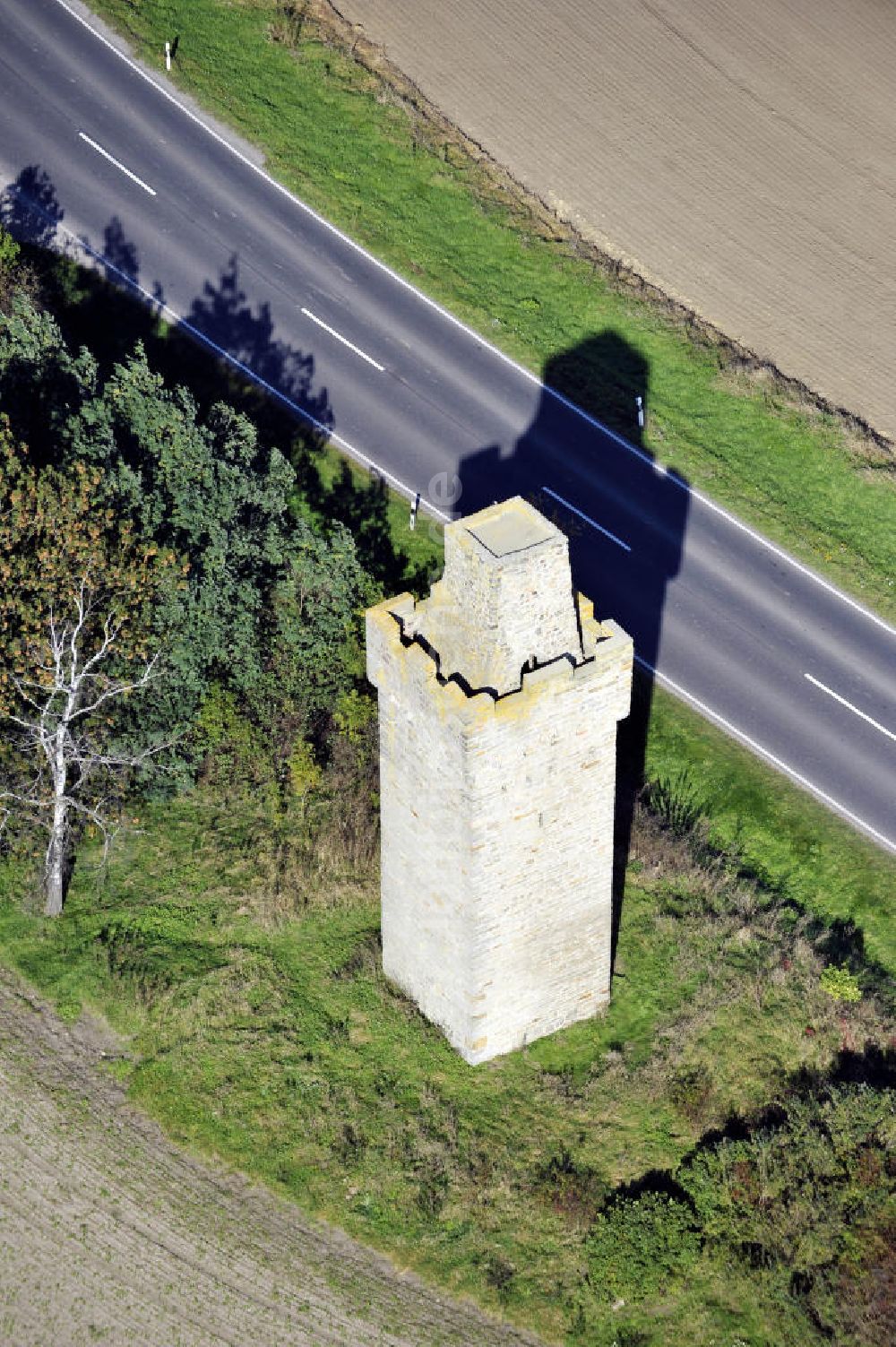 Seehausen aus der Vogelperspektive: Seehäuser Warte in Sachsen-Anhalt