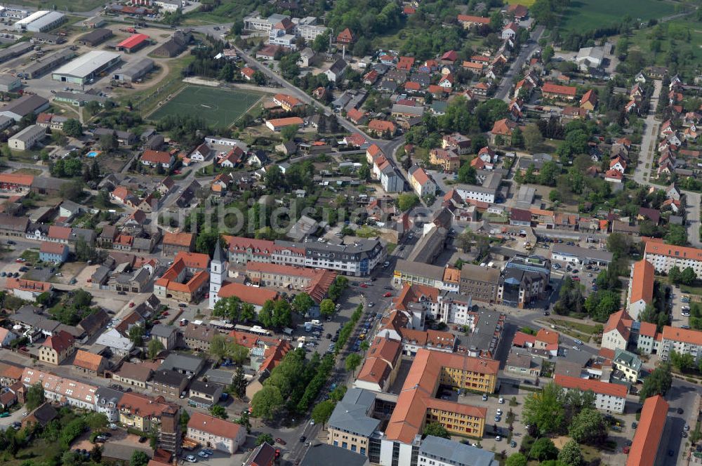 Luftbild Seelow - Seelow Stadtansicht