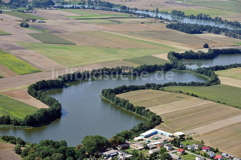 WONGROWITZ / WAGROWIEC aus der Vogelperspektive: Seen bei Wongrowitz / Paulsfeld inmitten der Chodzieskie - Seenplatte in der Woiwodschaft Großpolen