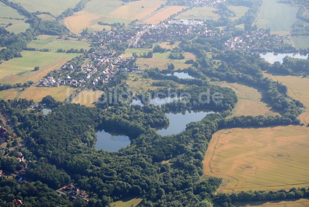 Luftbild Georgenthal - Seen in Georgenthal im Bundesland Thüringen, Deutschland