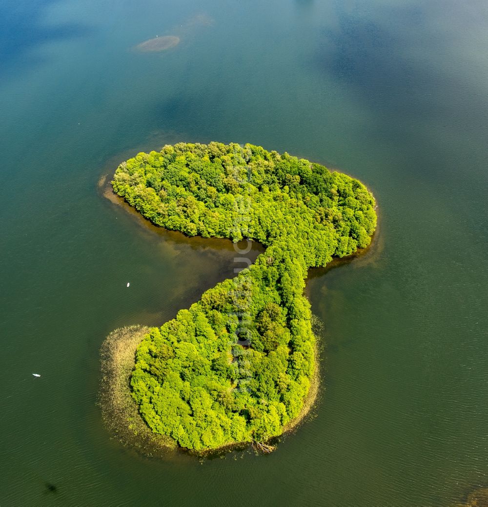 Luftbild Zakowo - Seen- Kette und Uferbereiche in Zakowo in pomorskie, Polen