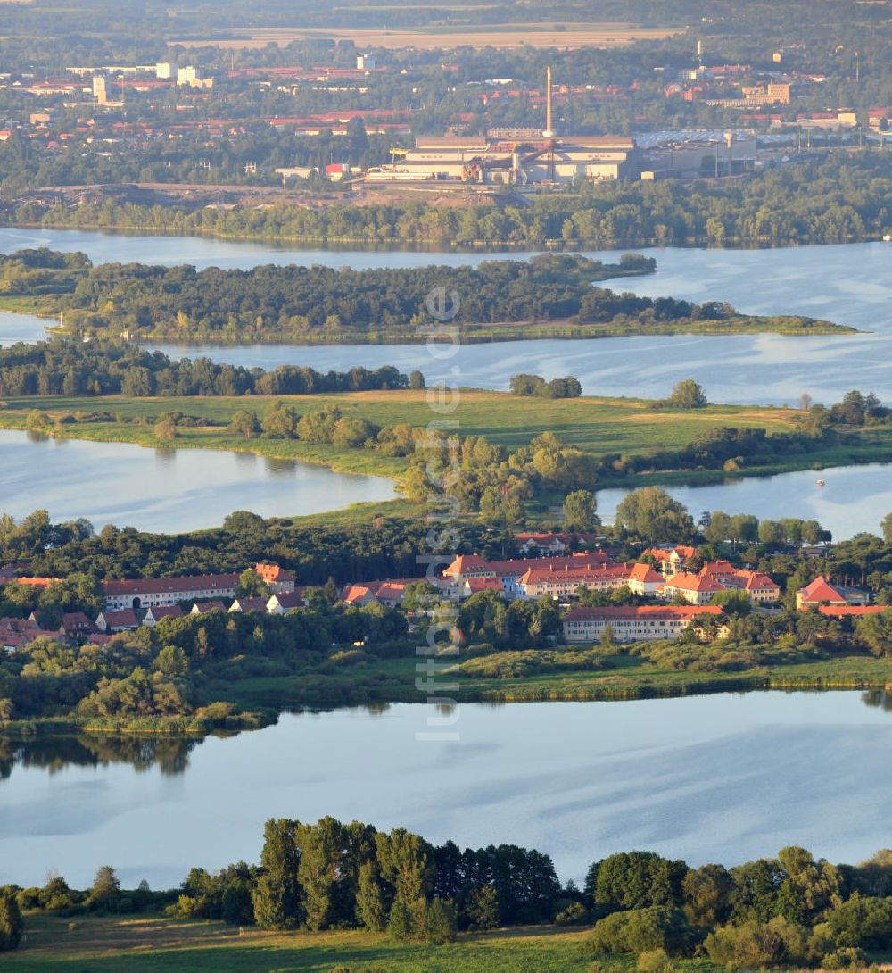 Luftbild Kirchmöser - Seenlandschaft an der Seenkette bei Kirchmöser