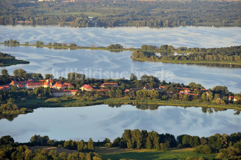 Luftbild Kirchmöser - Seenlandschaft an der Seenkette bei Kirchmöser