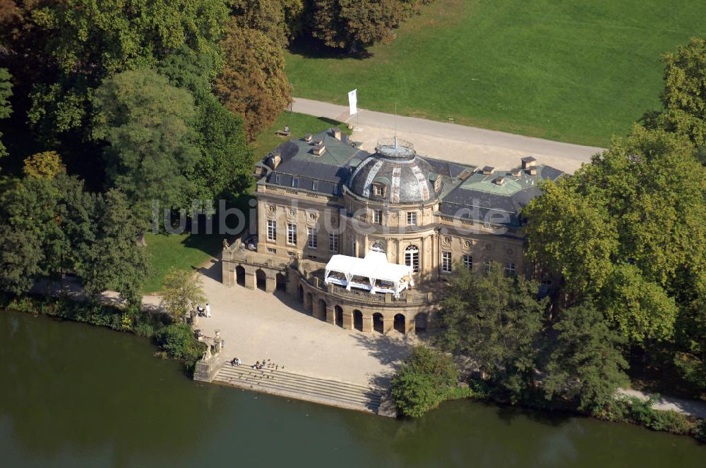 LUDWIGSBURG von oben - Seeschloss Monrepos in Ludwigsburg