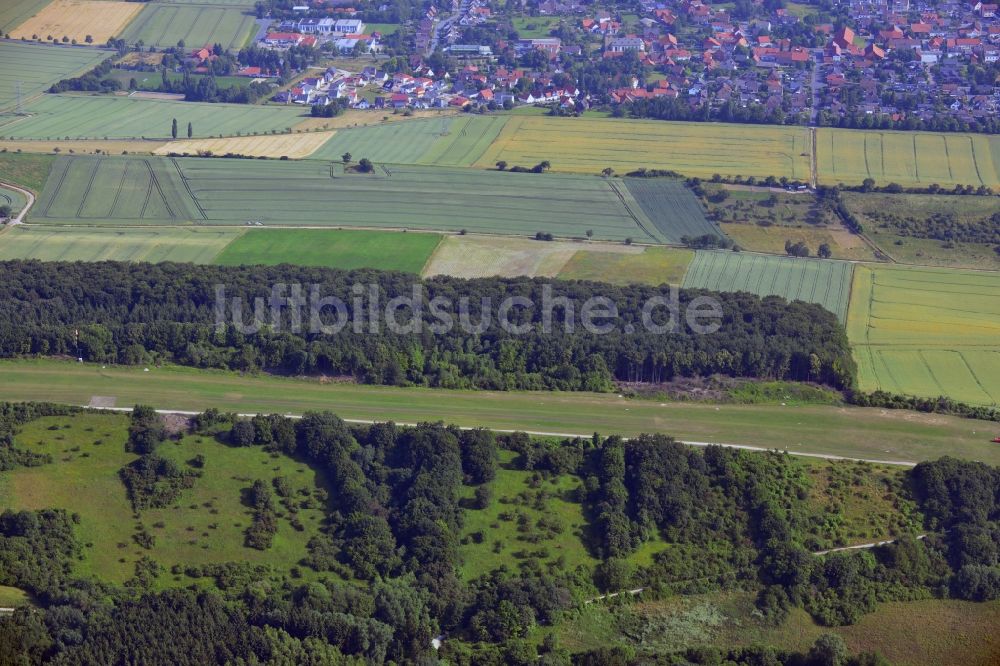 Wesseln von oben - Segelflug- Flugplatz Steinberg bei Wesseln im Bundesland Niedersachsen