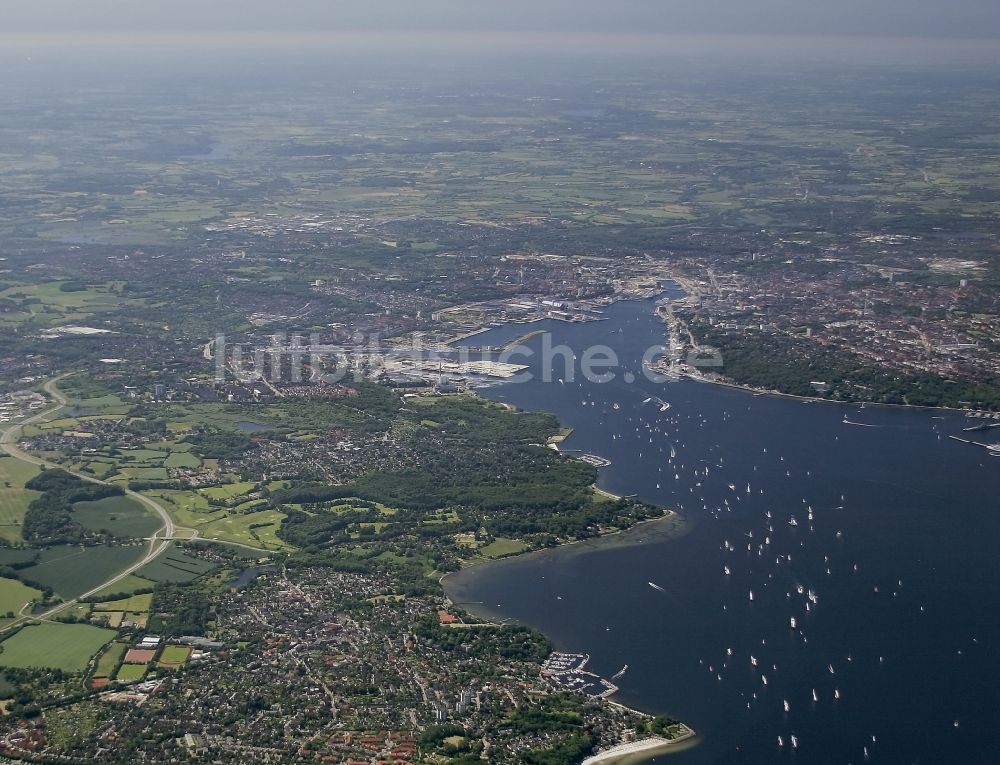 Luftbild Heikendorf - Segelregatta auf der Kieler Förde im Bundesland Schleswig-Holstein