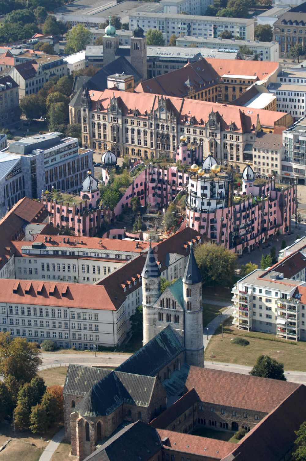 Magdeburg aus der Vogelperspektive: Sehenswürdigkeiten in der Magdeburger Altstadt