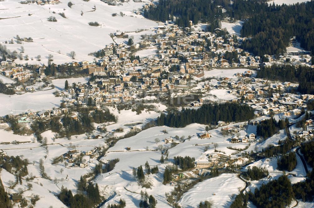 Luftbild Seis - Seis am Schlern (Siusi allo Sciliar) in Kastelruth (Castelrotto) in Italien