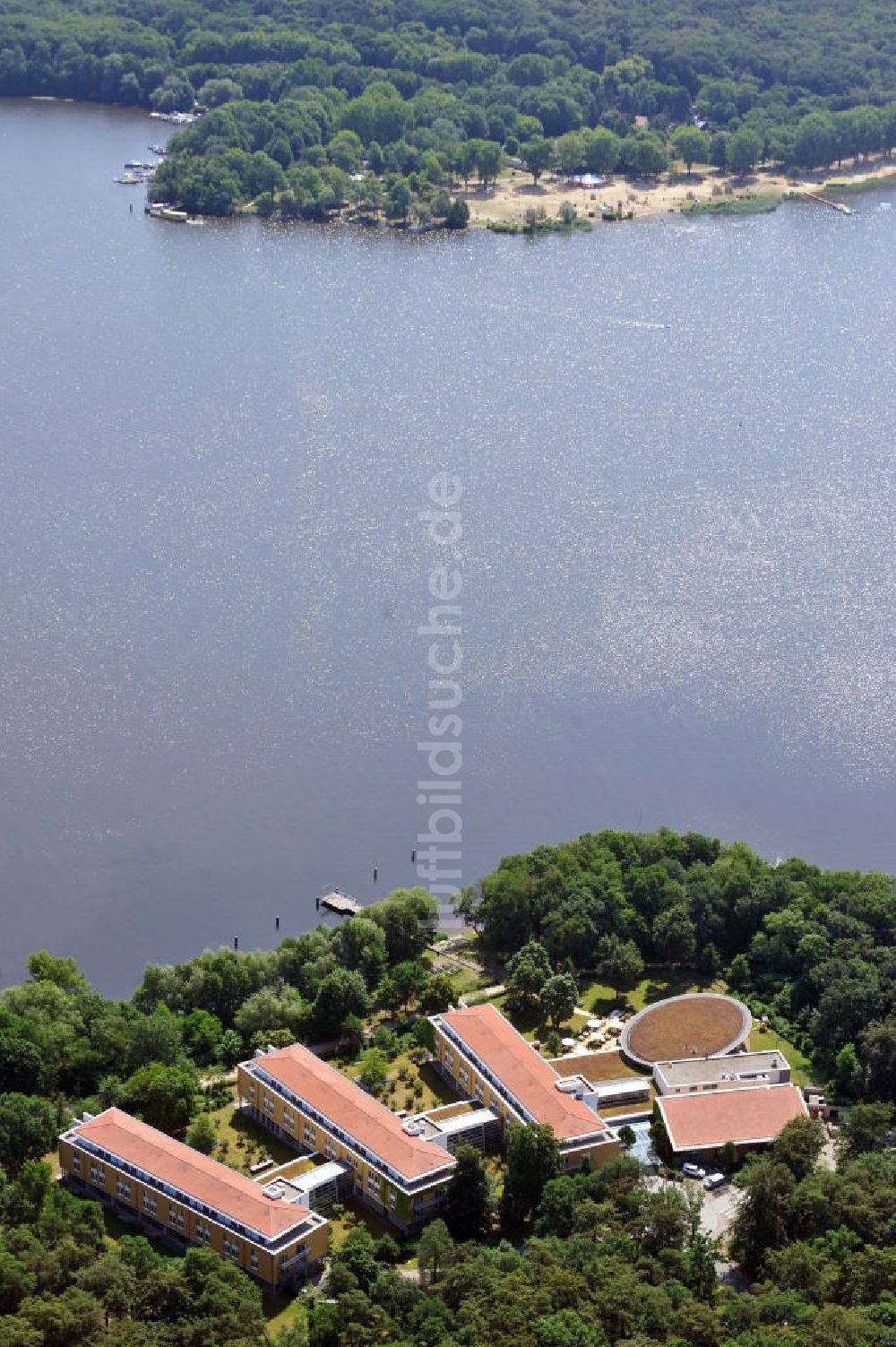 Potsdam aus der Vogelperspektive: Seminaris SeeHotel Potsdam