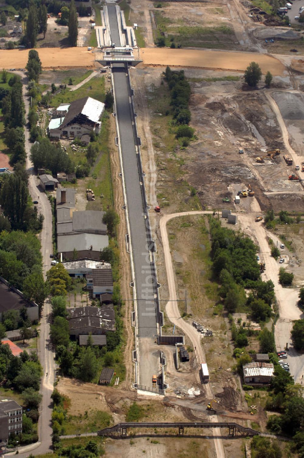 Luftaufnahme Leipzig - Semmelweisbrücke