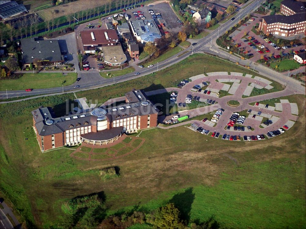 Rheinberg von oben - Semper idem Underberg GmbH in Rheinberg im Land Nordrhein-Westfalen