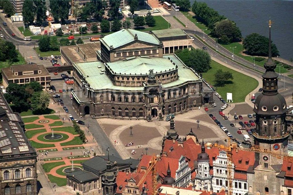 Luftbild Dresden - Semperoper Dresden