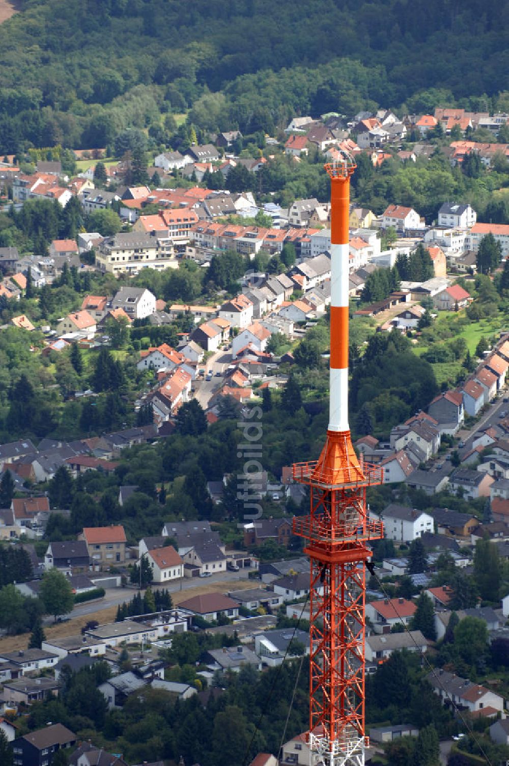 Luftaufnahme Riegelsberg - Sendemast bei Riegelsberg