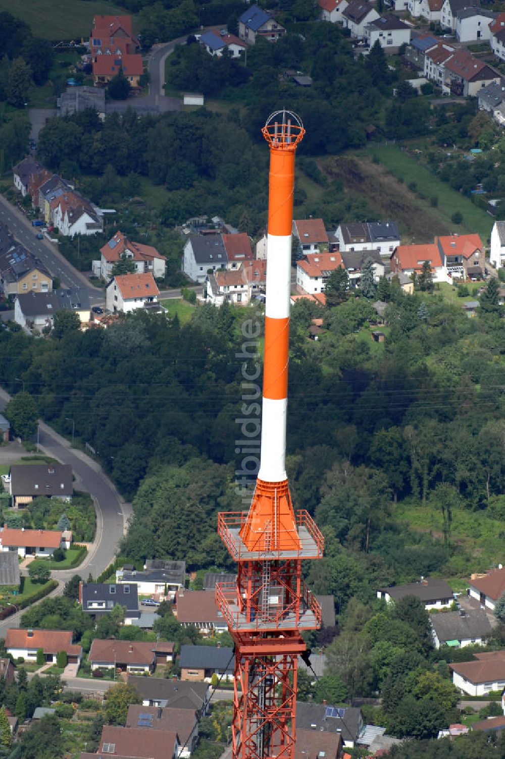 Luftaufnahme Riegelsberg - Sendemast bei Riegelsberg