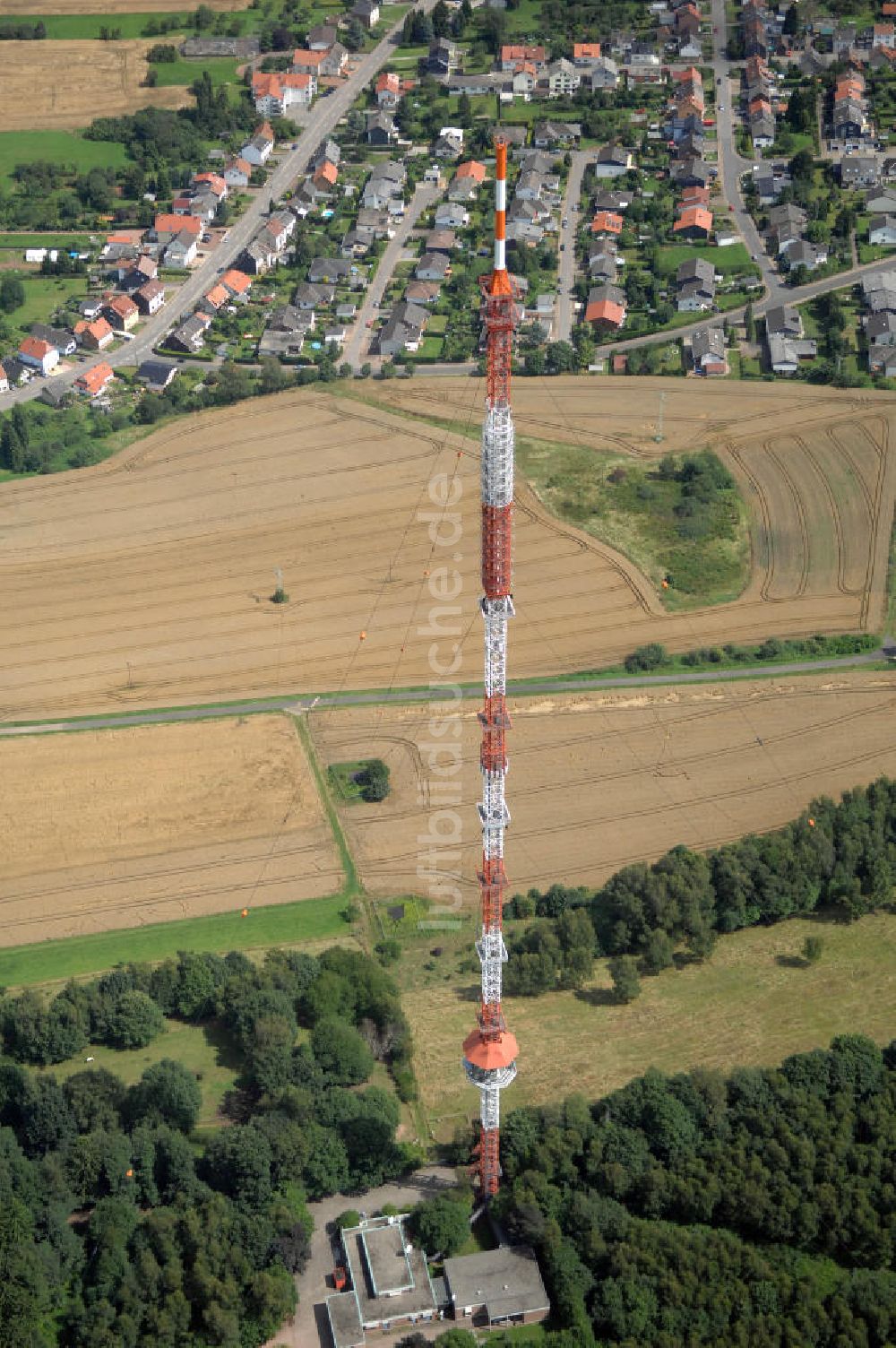 Luftbild Riegelsberg - Sendemast bei Riegelsberg