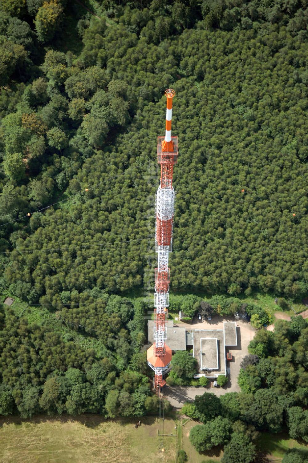 Luftbild Riegelsberg - Sendemast bei Riegelsberg