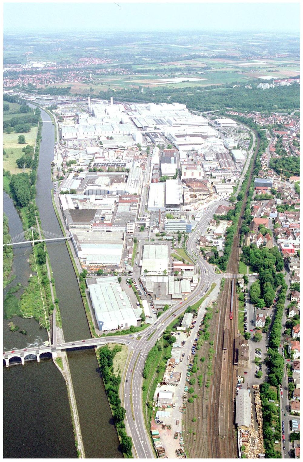 Luftaufnahme Neckarsulm - Sendemast Göttelborn