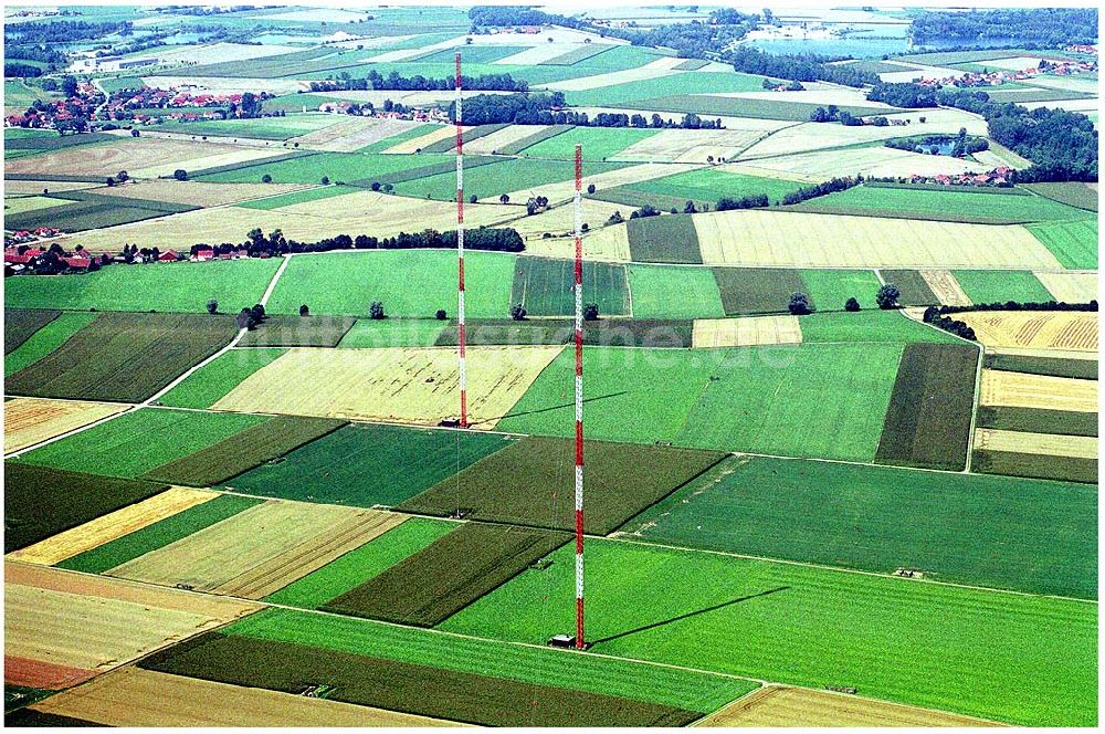 Luftaufnahme Deggendorf - Sendemast östlich von Deggendorf