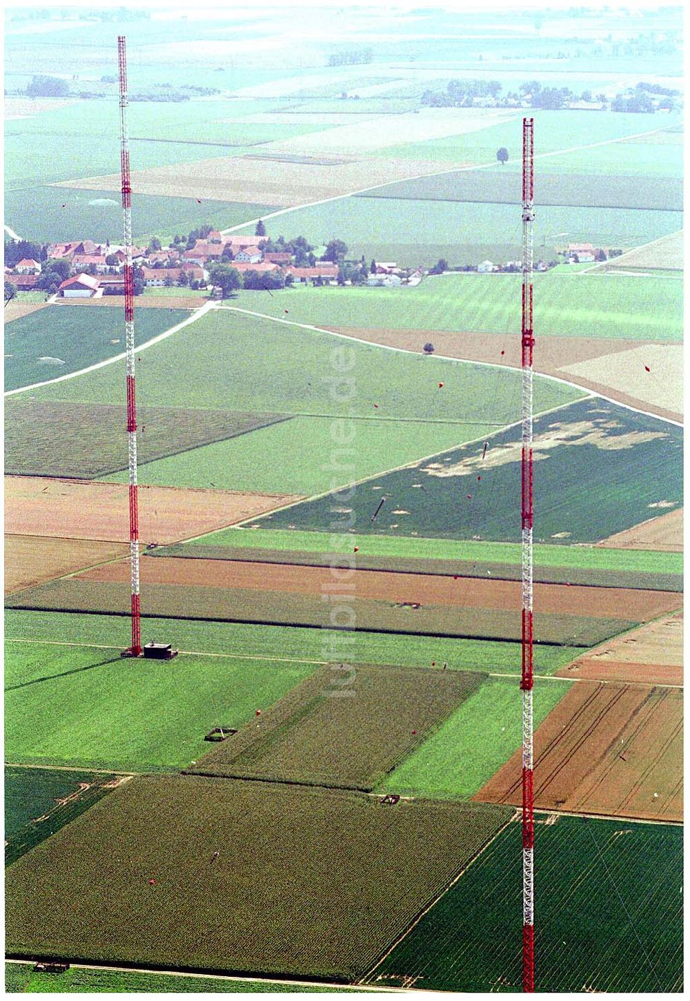 Luftaufnahme Deggendorf - Sendemast östlich von Deggendorf