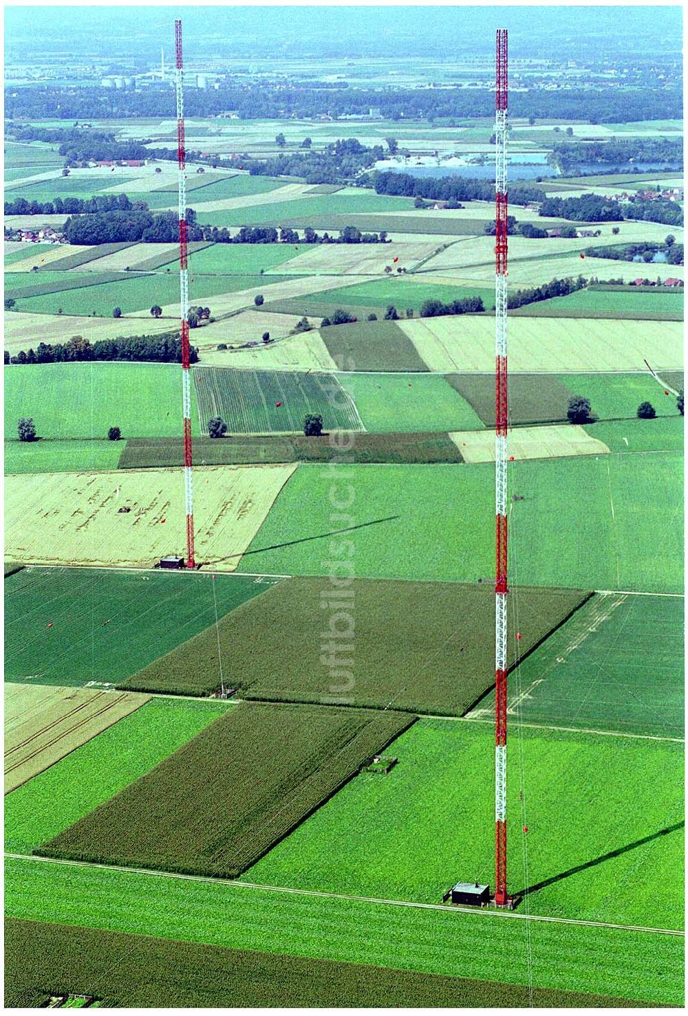 Luftaufnahme Deggendorf - Sendemast östlich von Deggendorf