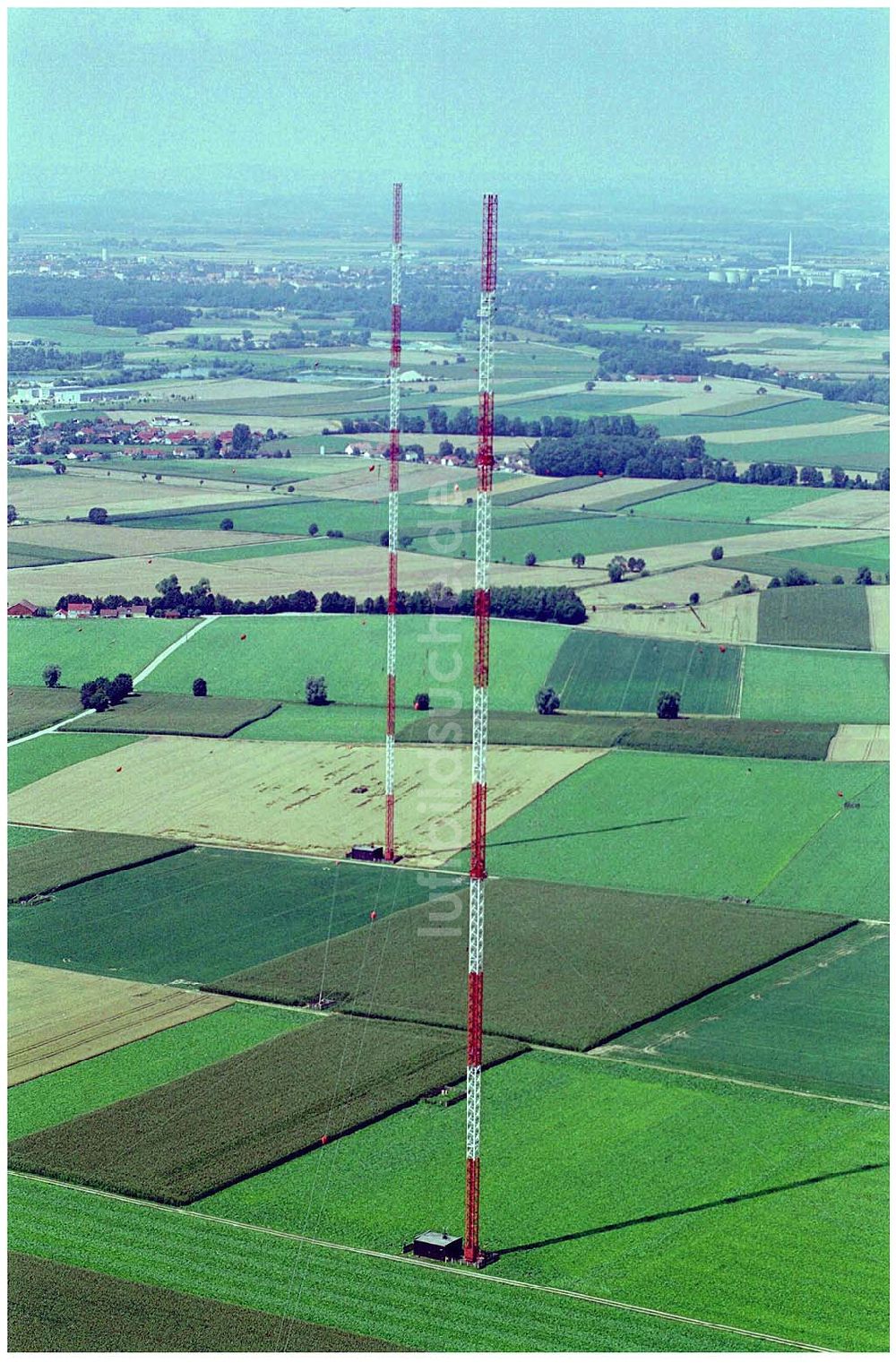 Luftaufnahme Deggendorf - Sendemast östlich von Deggendorf