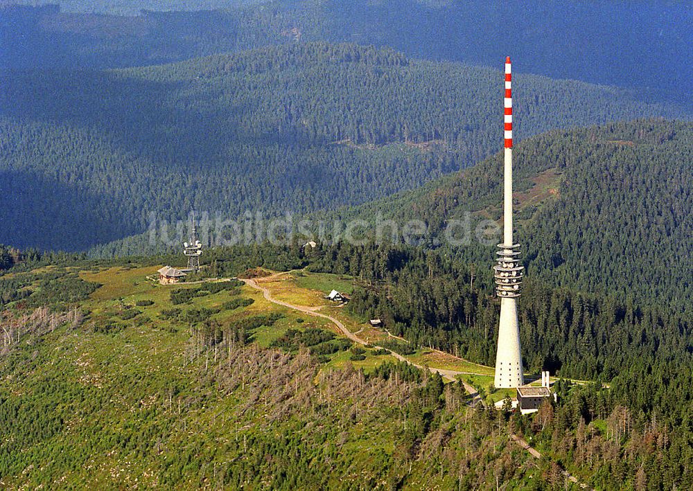 Luftbild Hornisgrinde - Sendeturm auf dem Hochgrinde